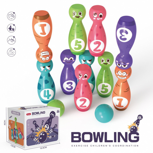 Bowling Exercise Children's Coordination